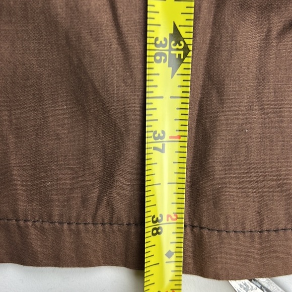 OutFitters  Brown Lagenlook Apron Skirt - Picture 8 of 9